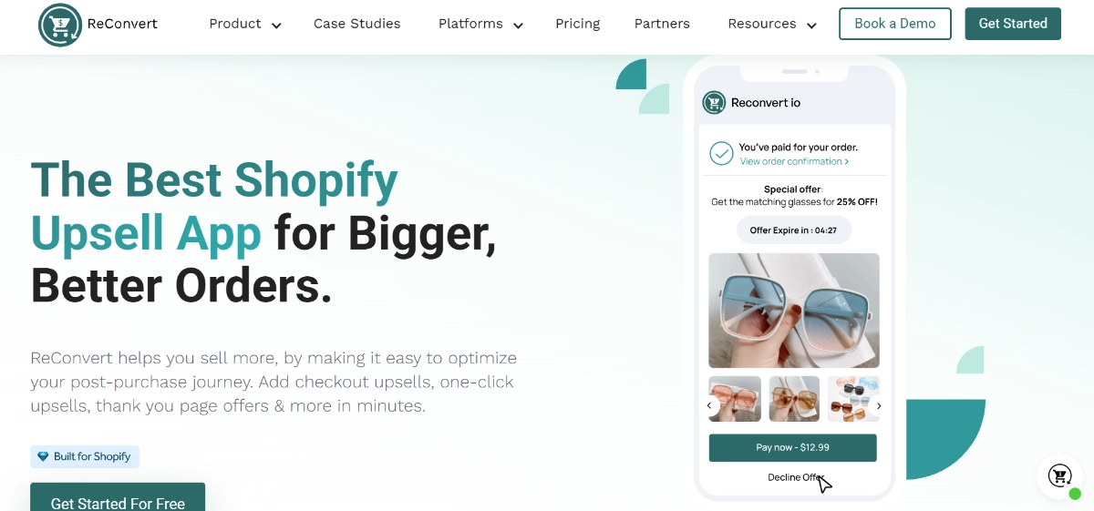 ReConvert – Upsell and thank you page app for Shopify stores