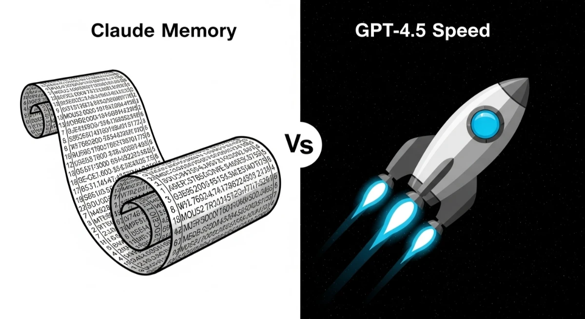  Claude memory vs GPT speed comparison