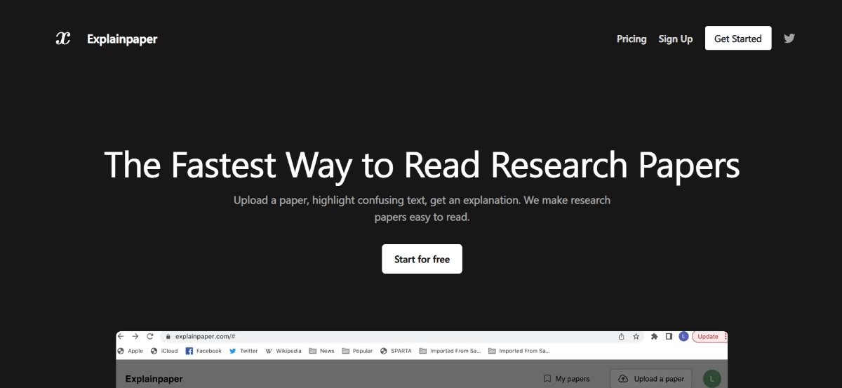 Explainpaper research simplifier